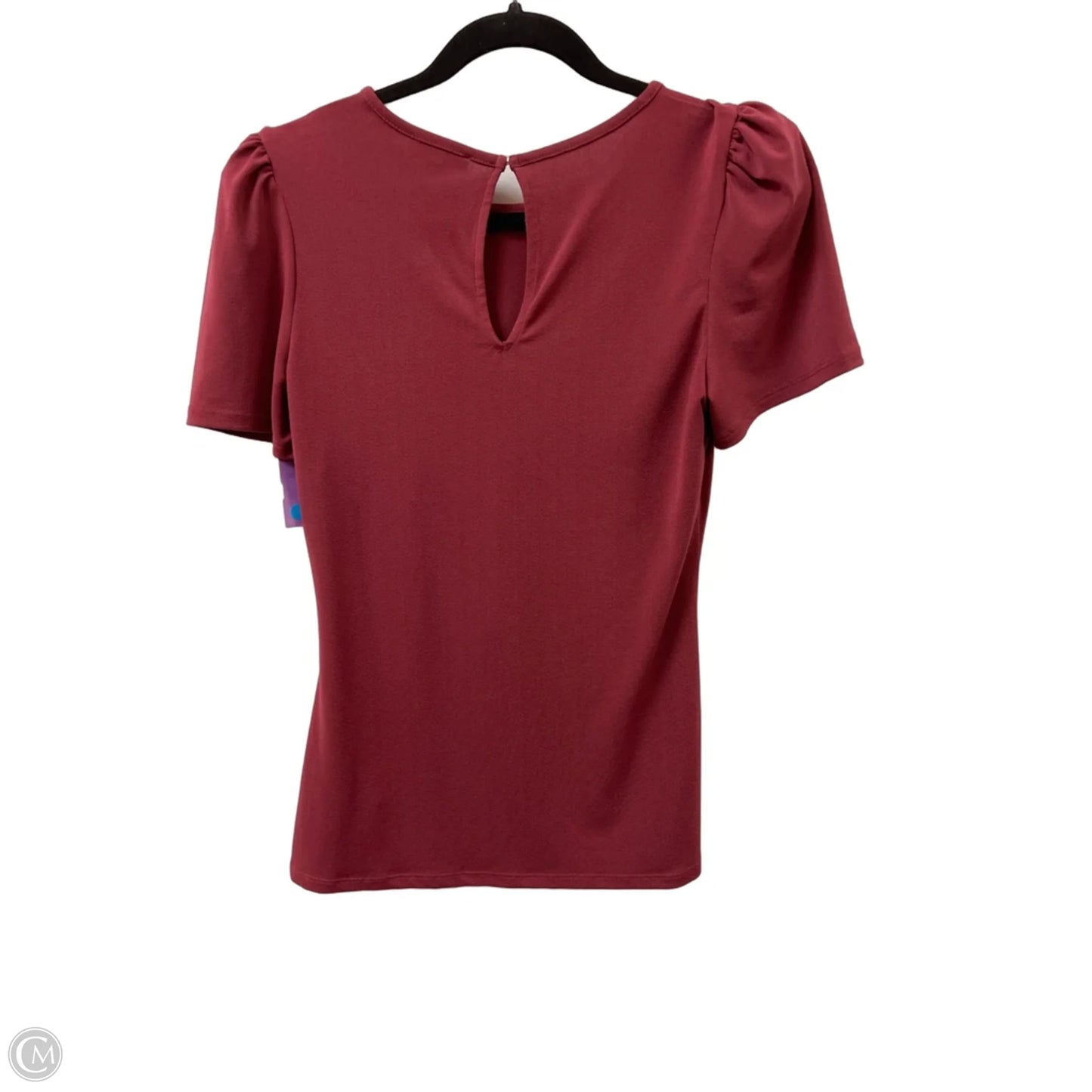 Top Short Sleeve By Express In Red, Size: M
