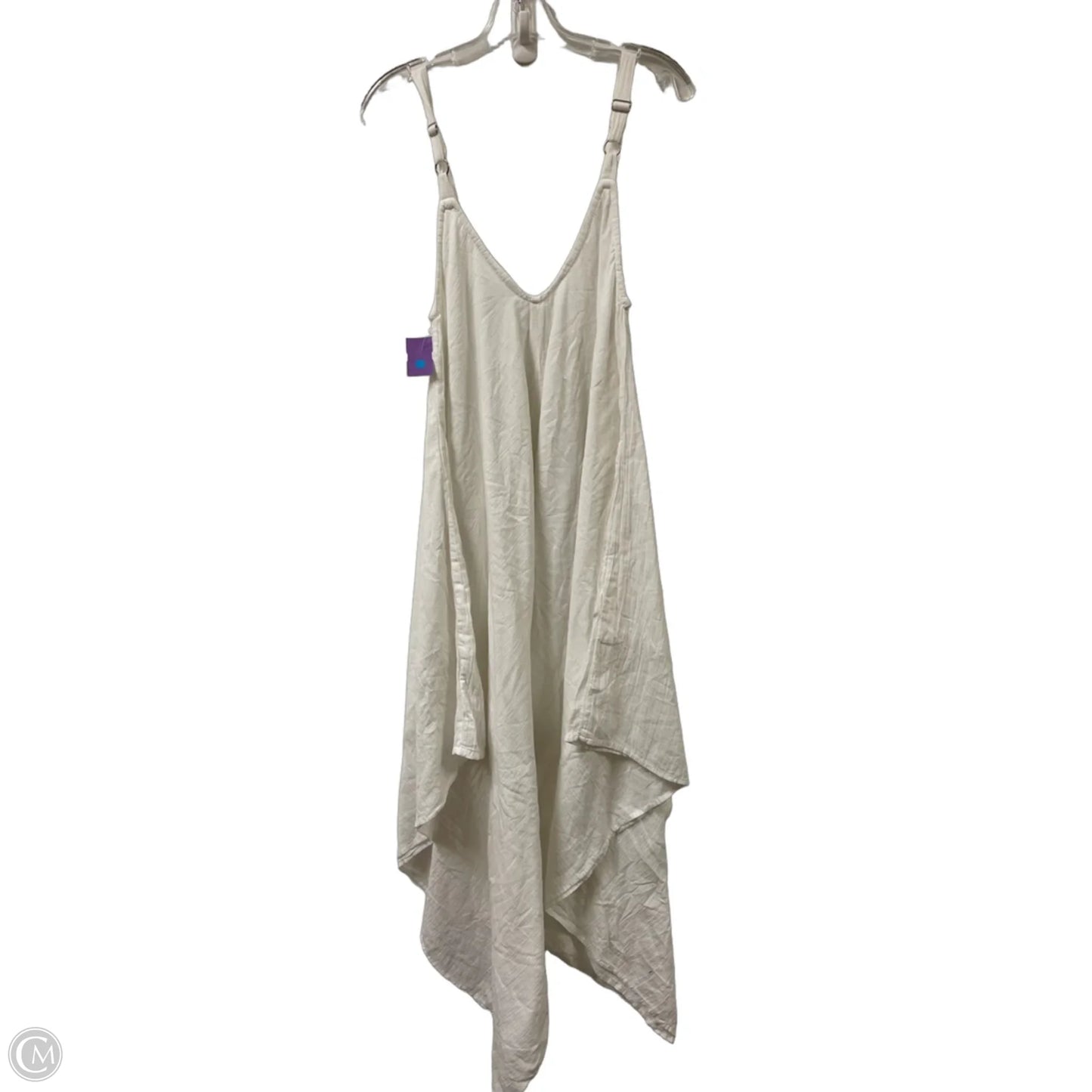 Dress Casual Midi By Clothes Mentor In White, Size: Osfm