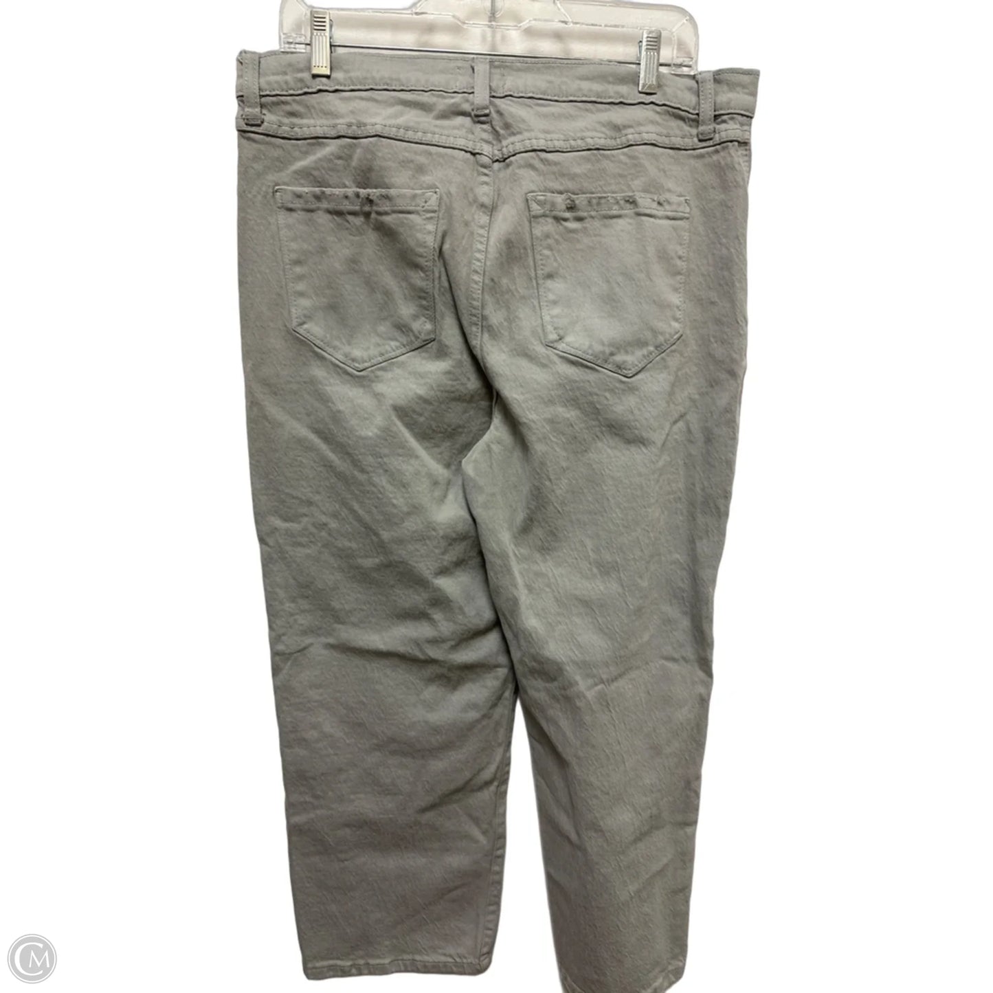Jeans Straight By Kensie In Grey, Size: 12