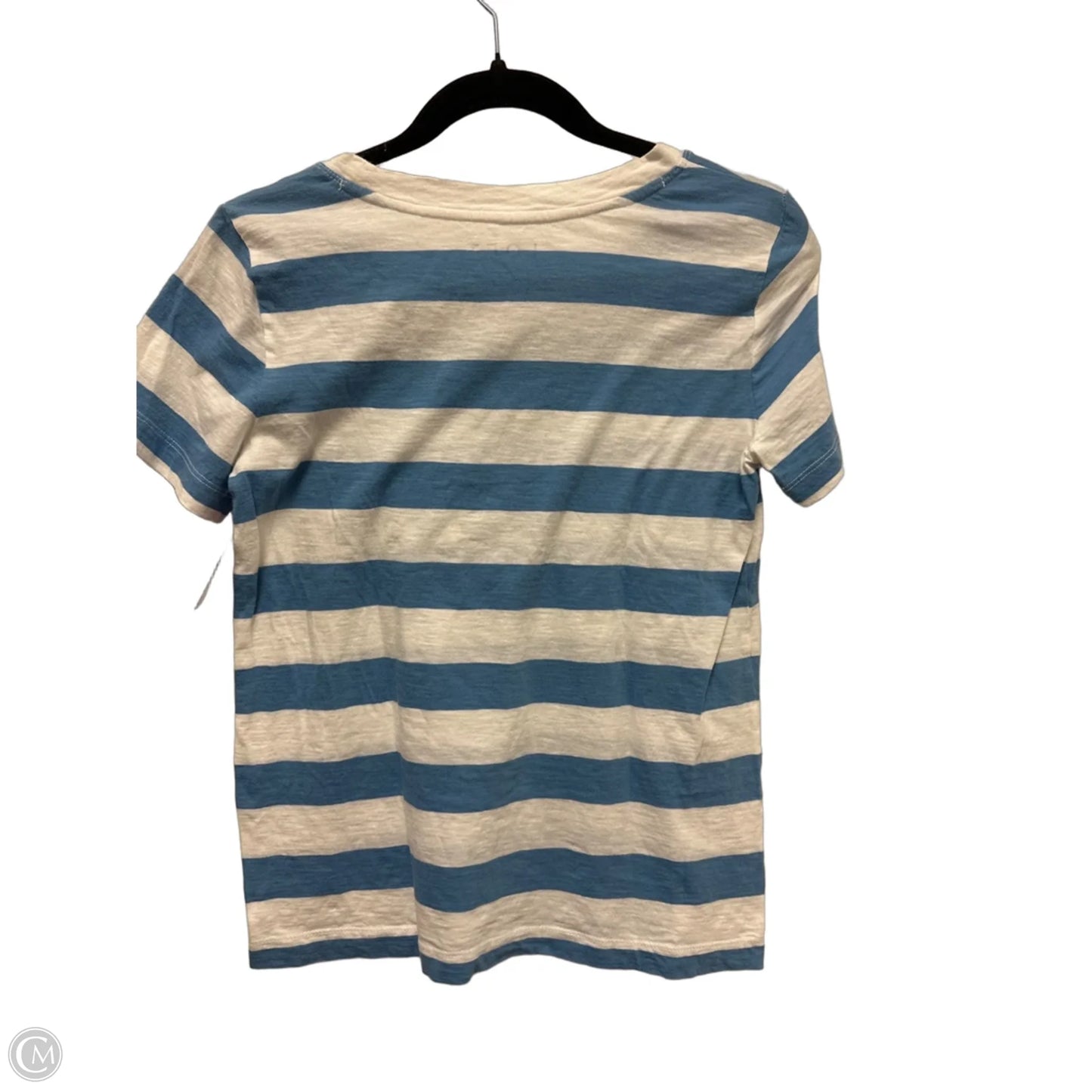 Top Short Sleeve By Loft In Blue, Size: Xs