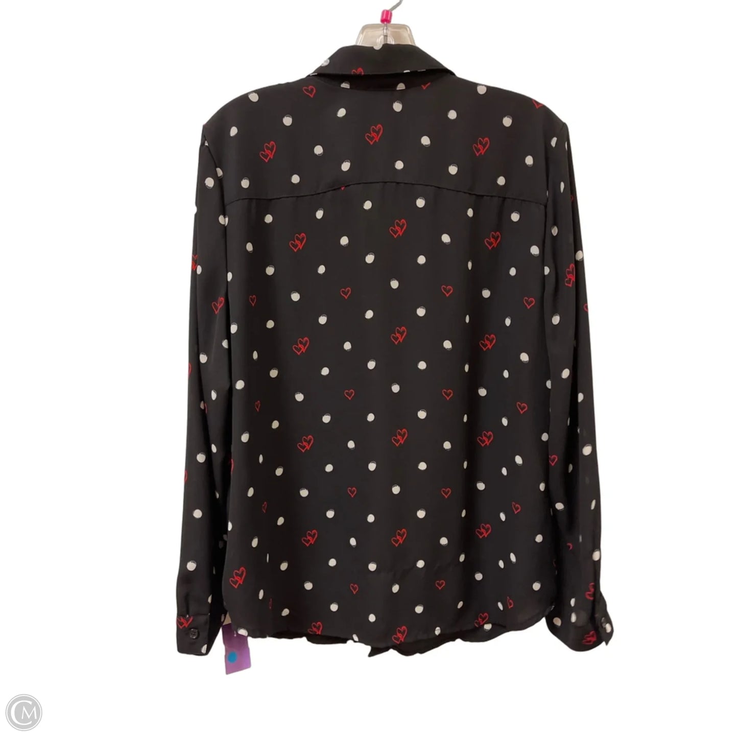 Blouse Long Sleeve By Chicos In Blue, Size: L
