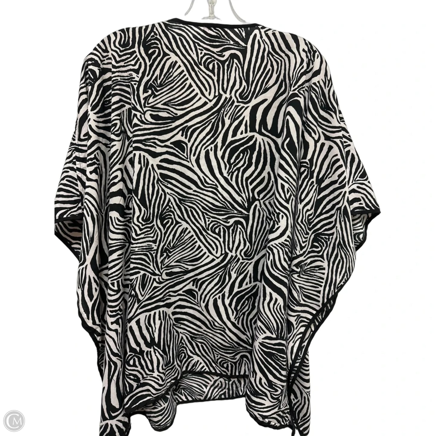 Swimwear Cover-up By Chicos In Zebra Print, Size: Xl