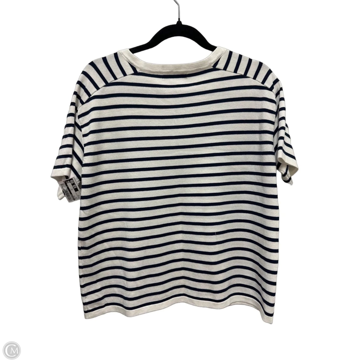 Top Short Sleeve By Staccato In Navy, Size: S