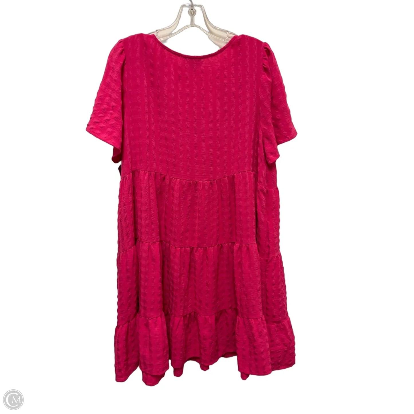 Dress Casual Midi By Gigio In Pink, Size: L