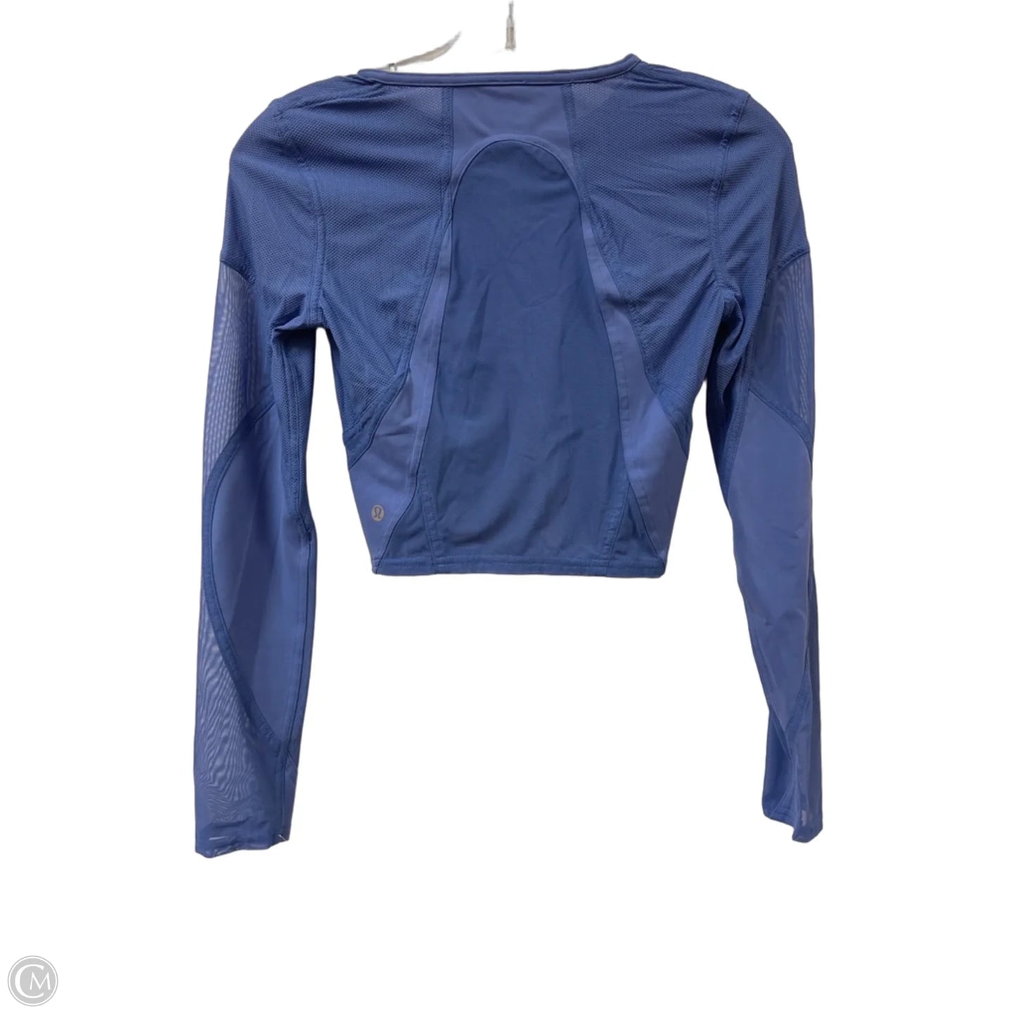 Athletic Top Long Sleeve Crewneck By Lululemon In Blue, Size: S