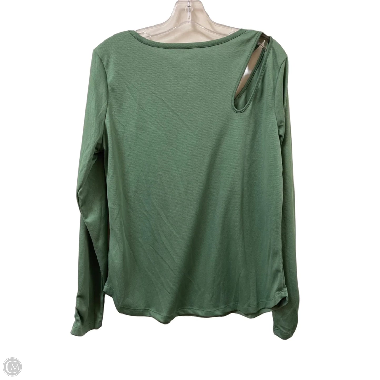 Athletic Top Long Sleeve Crewneck By Pro Player In Green, Size: L