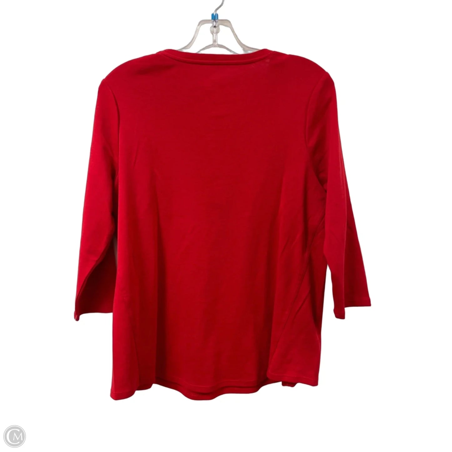 Top Long Sleeve By J. Jill In Red, Size: Mp