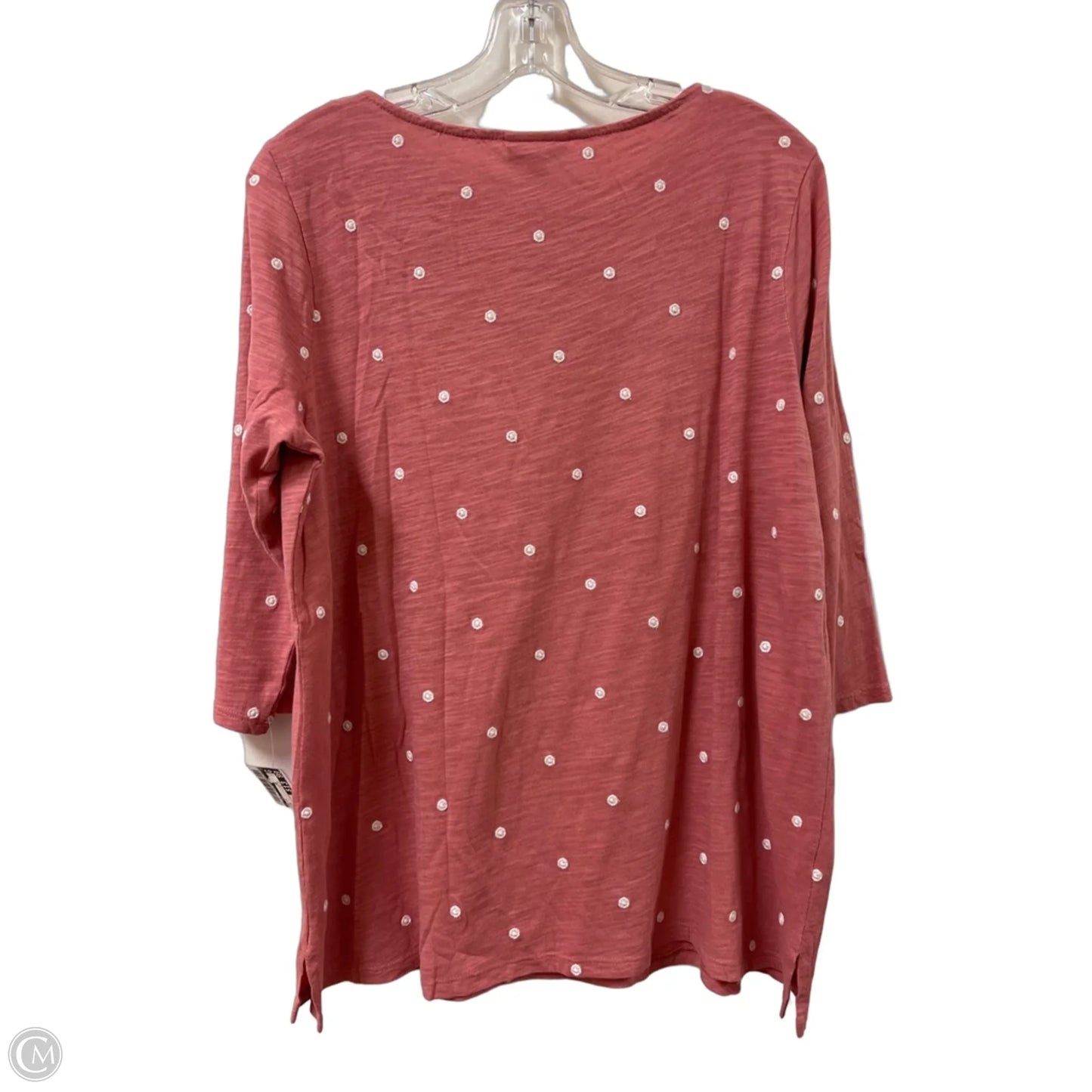 Top Long Sleeve By J. Jill In Pink, Size: M
