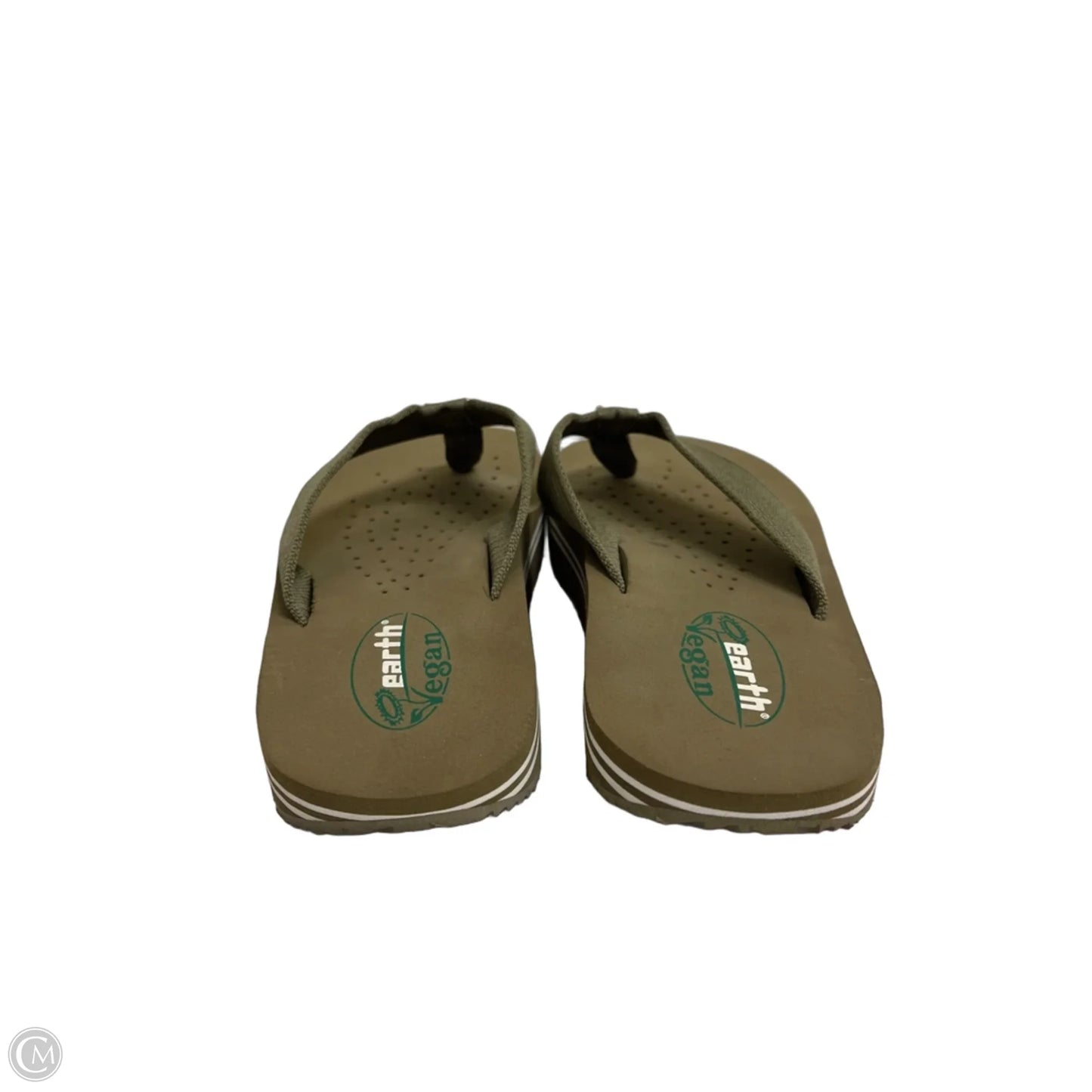Sandals Flats By Earth In Green, Size: 5
