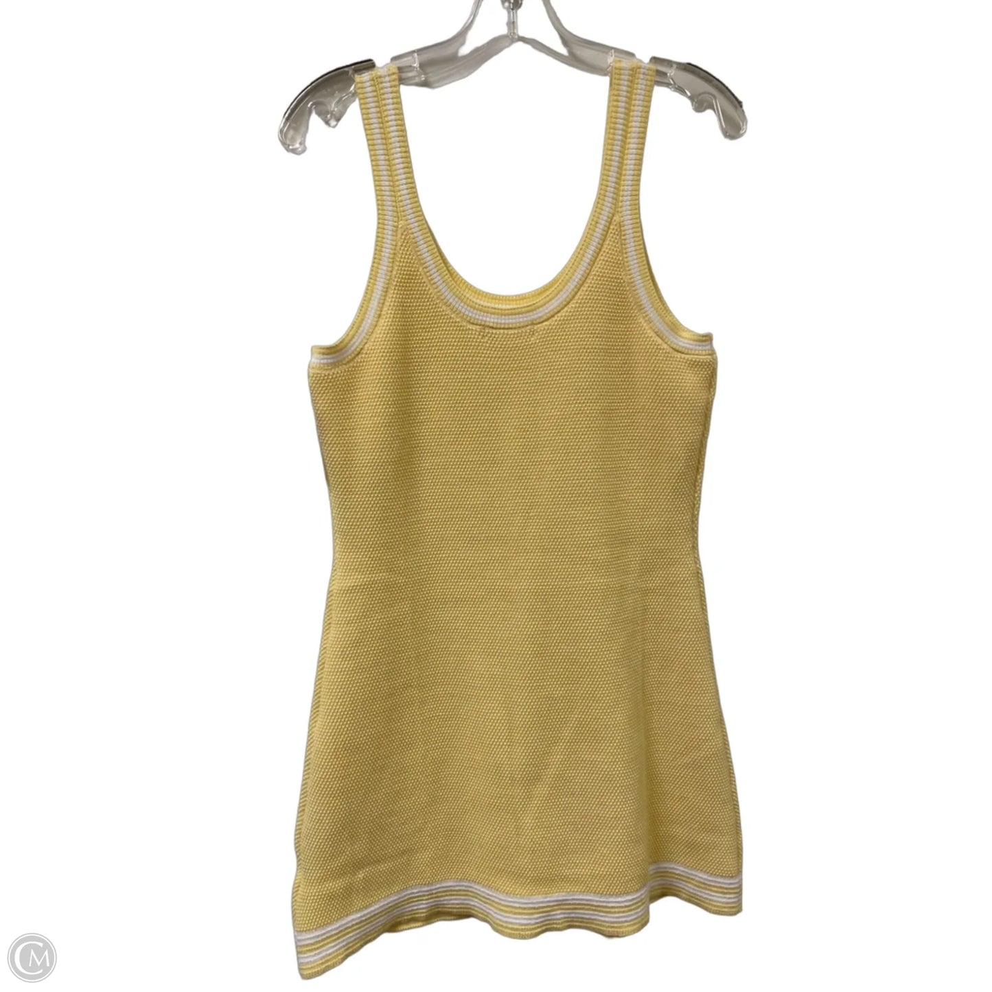Dress Casual Midi By Clothes Mentor In Yellow, Size: L