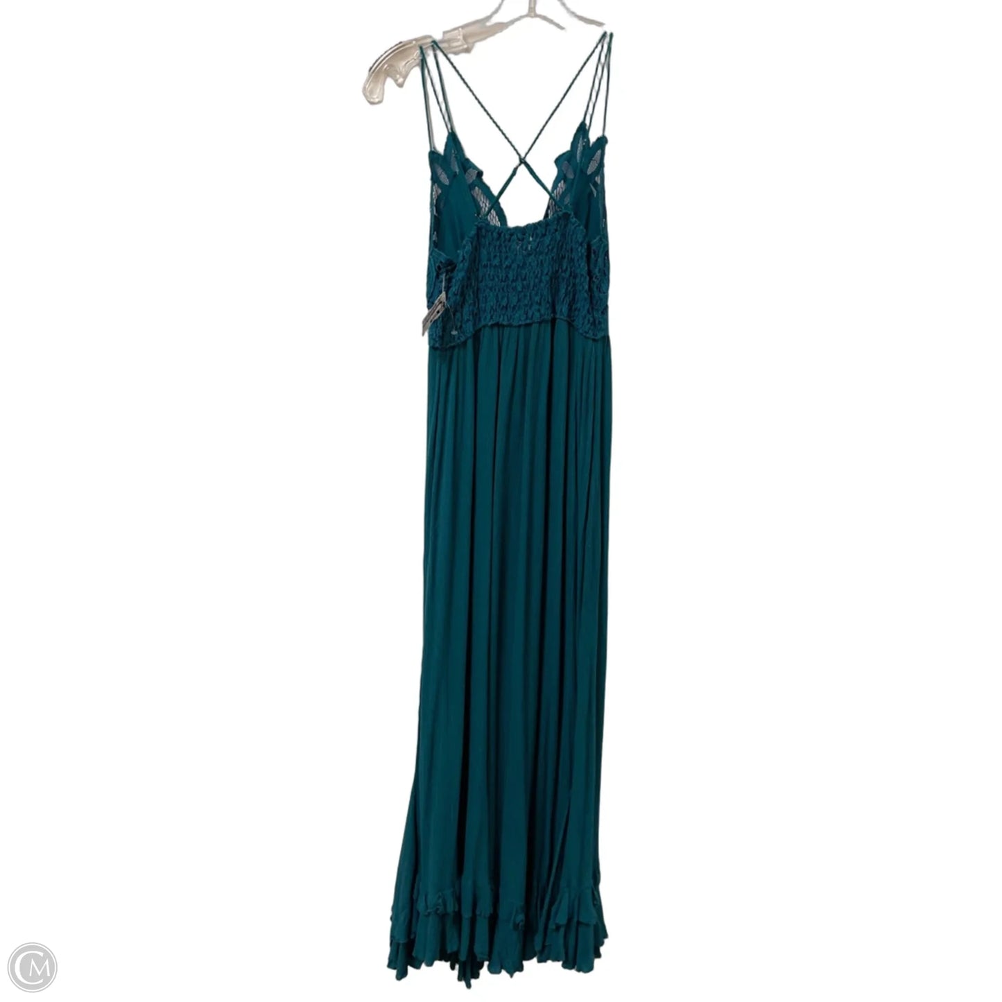 Dress Casual Maxi By Free People In Teal, Size: Xs