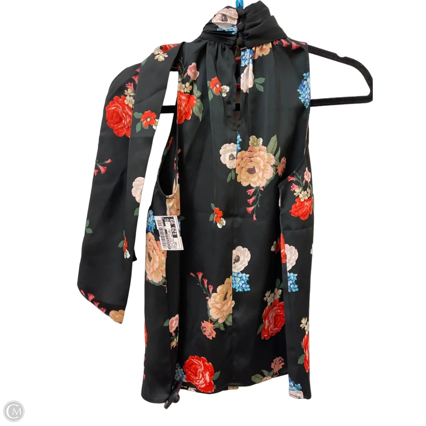 Top Sleeveless By Anthropologie In Floral Print, Size: Xxs
