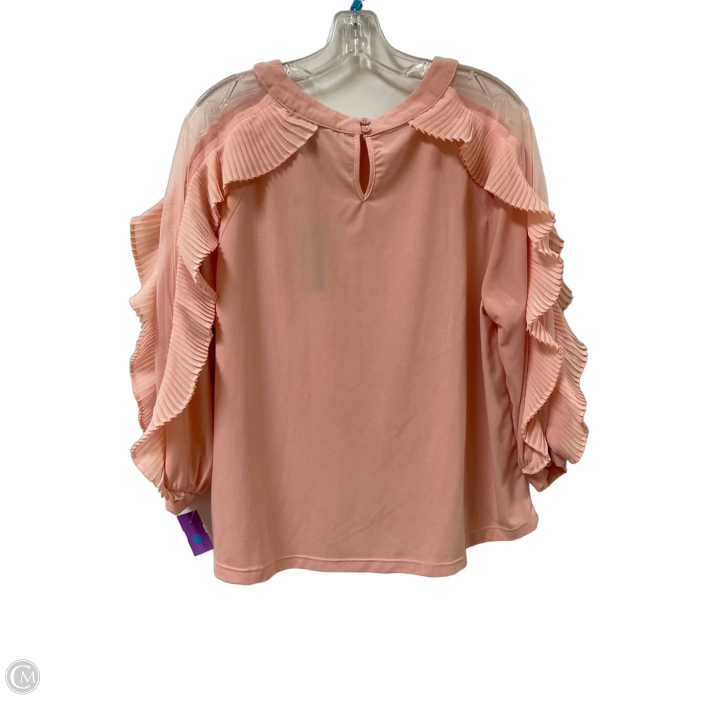 Top Long Sleeve By Alice Blue In Pink, Size: Xl