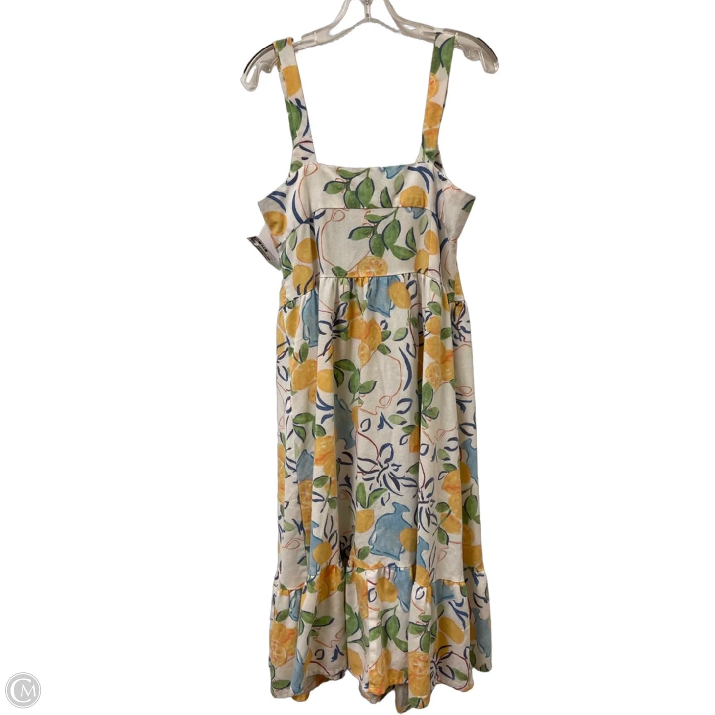 Dress Casual Maxi By Clothes Mentor In Yellow, Size: L