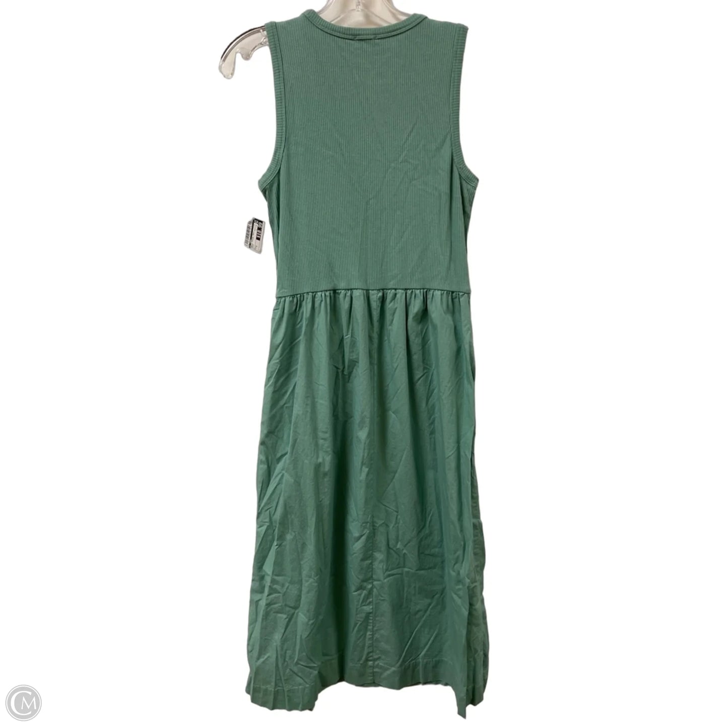 Dress Casual Maxi By J. Crew In Green, Size: S