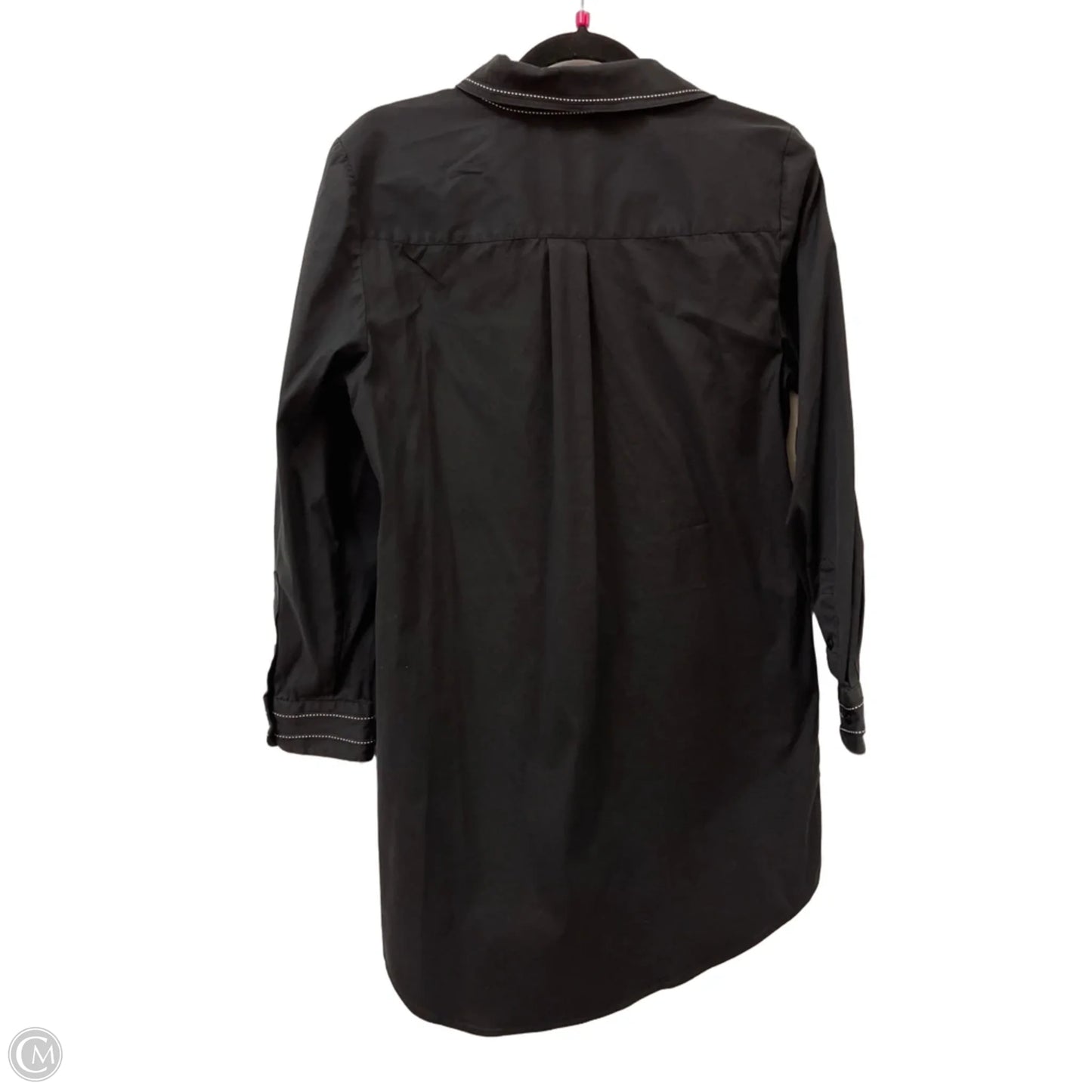 Dress Casual Midi By Chicos In Black, Size: M