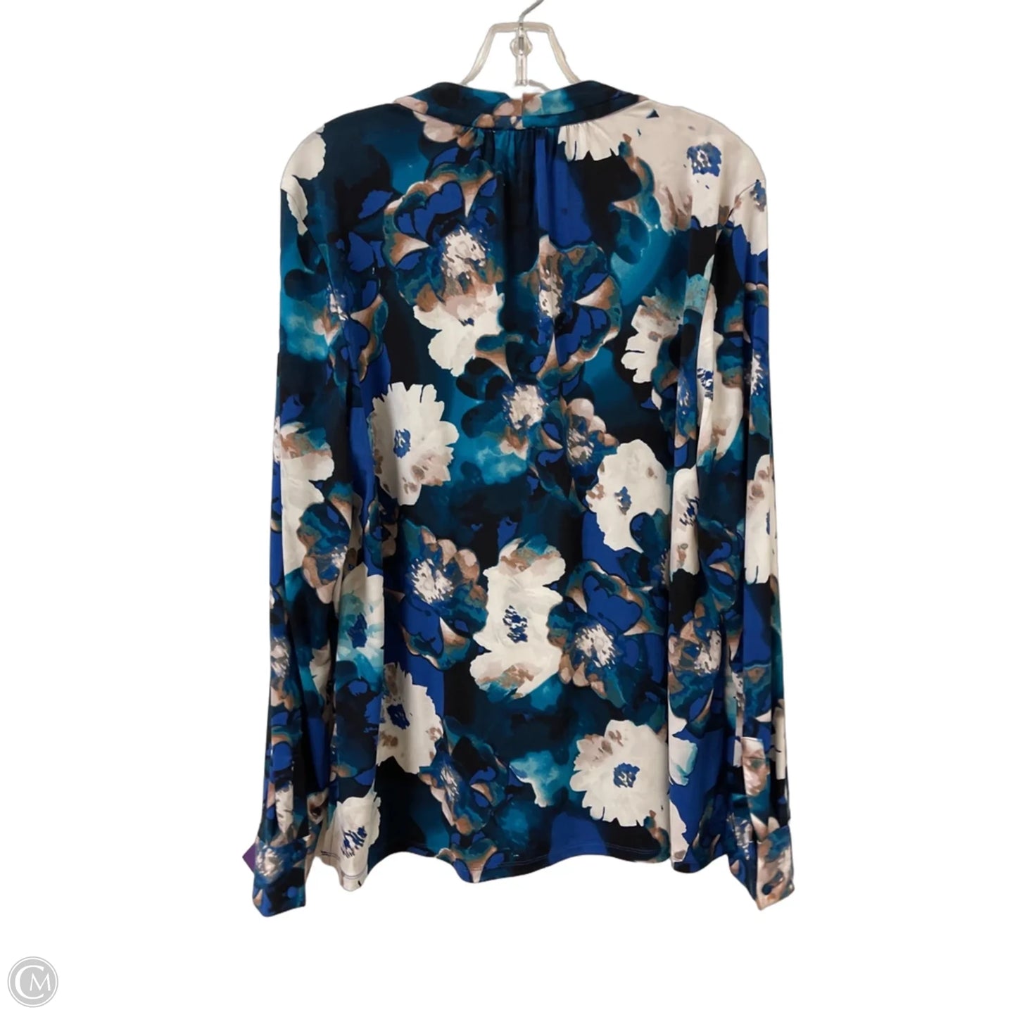Top Long Sleeve By Calypso St Barth In Floral Print, Size: Xl
