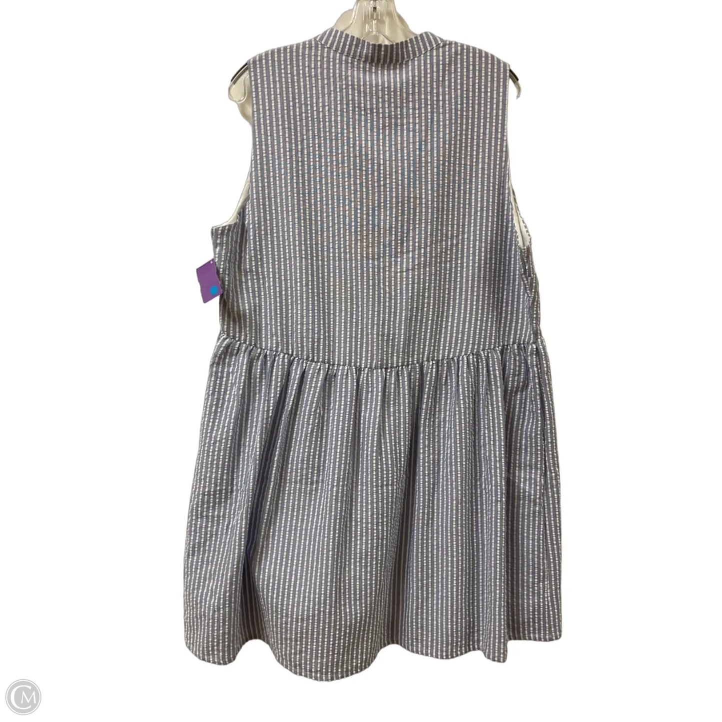 Dress Casual Midi By Adyson Parker In Blue, Size: Xl