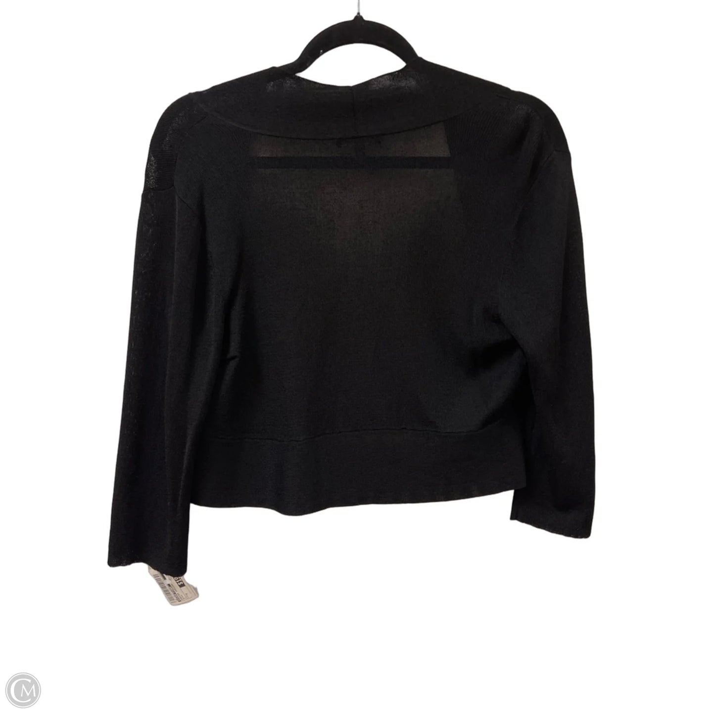Sweater Cardigan By Eileen Fisher In Black, Size: M