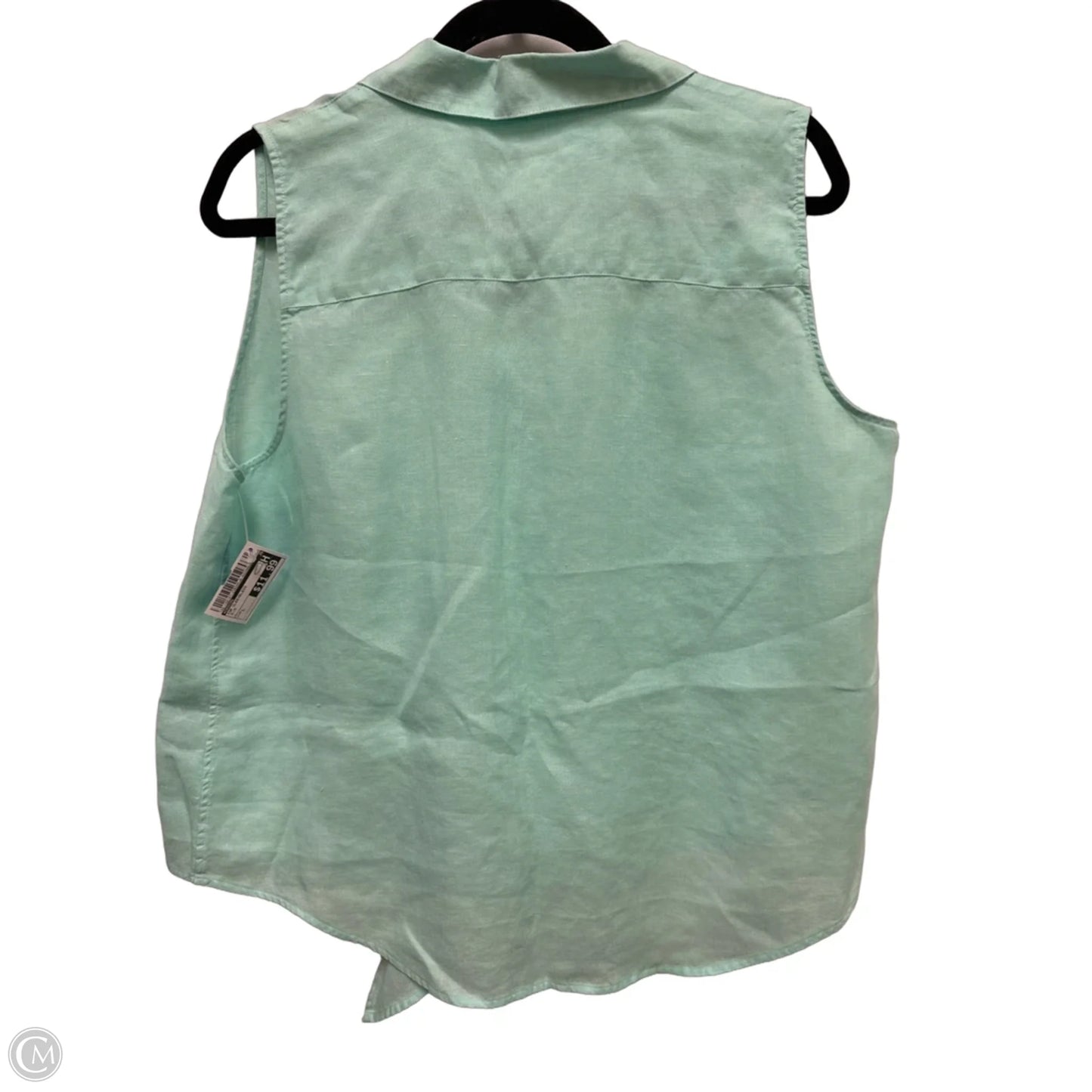Top Sleeveless By Chicos In Blue, Size: L