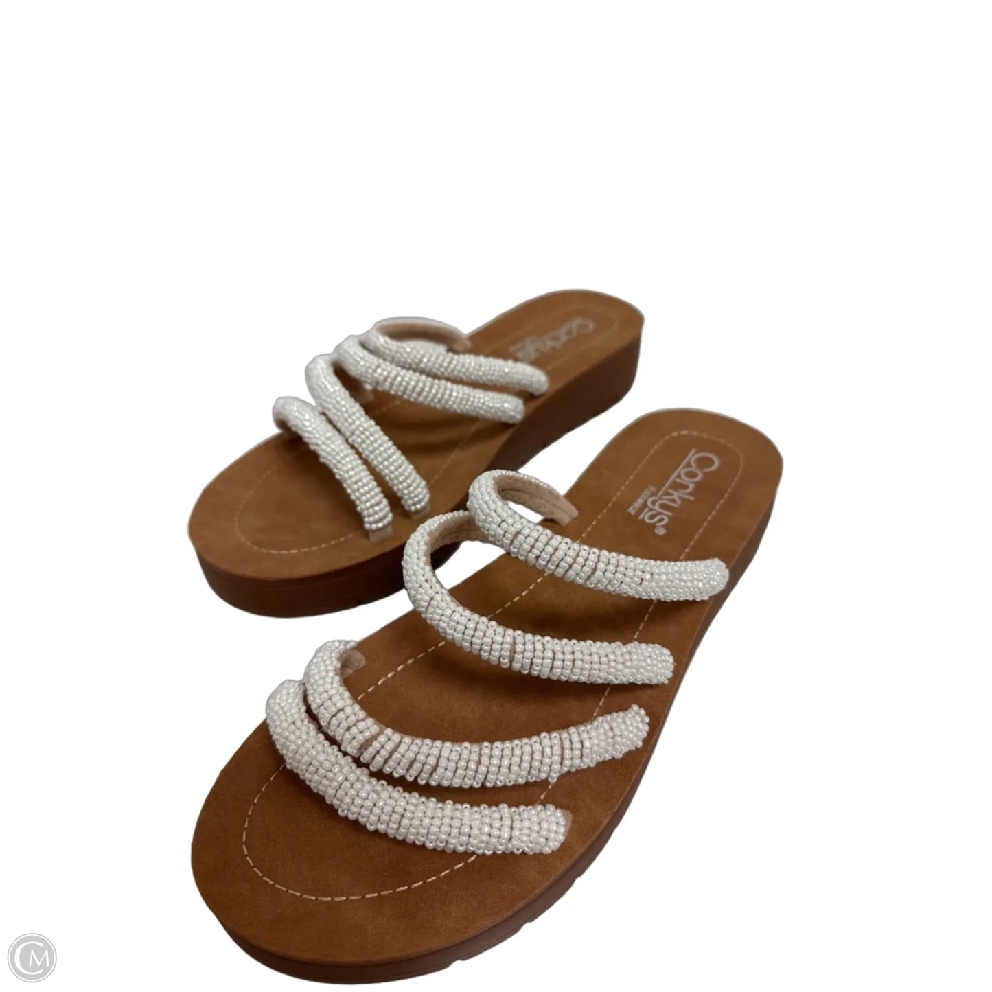 Sandals Flats By Corkys In White, Size: 8