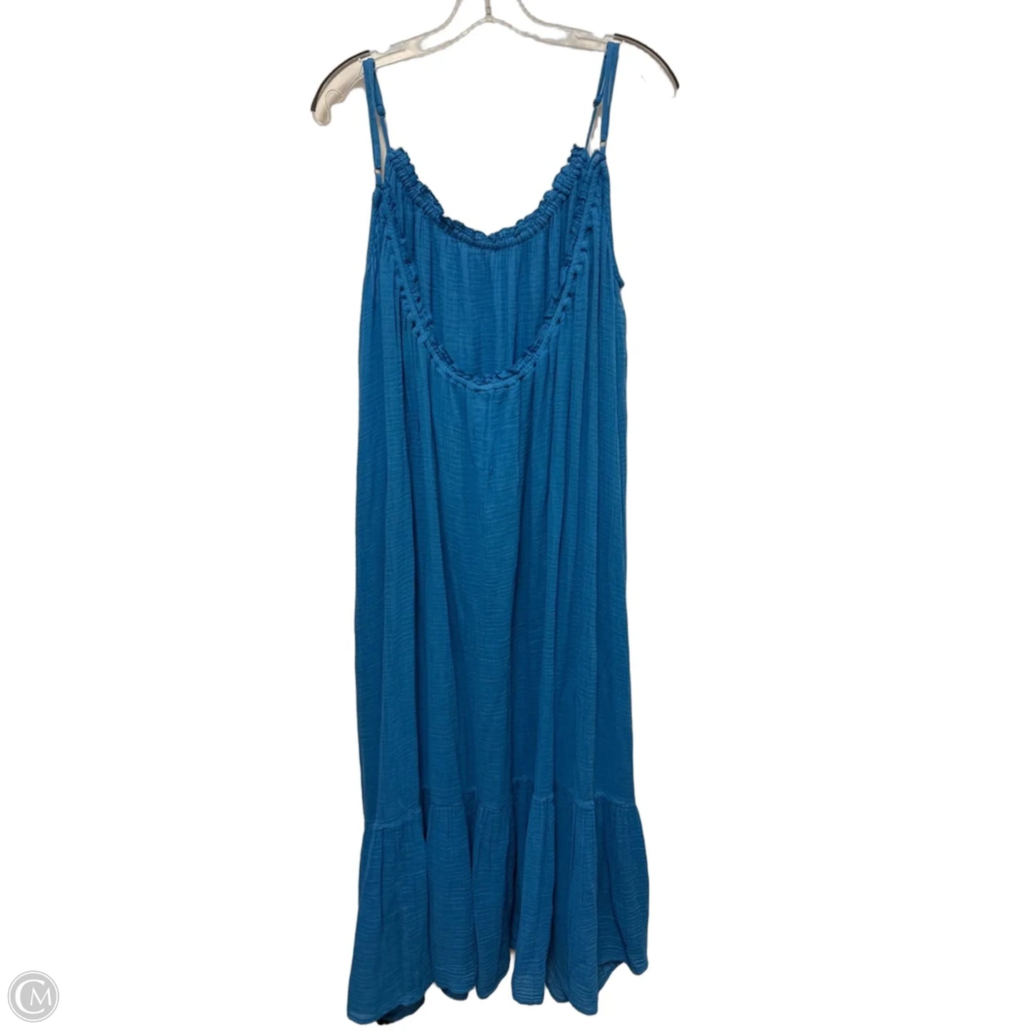 Dress Casual Maxi By Anthropologie In Blue, Size: Xl