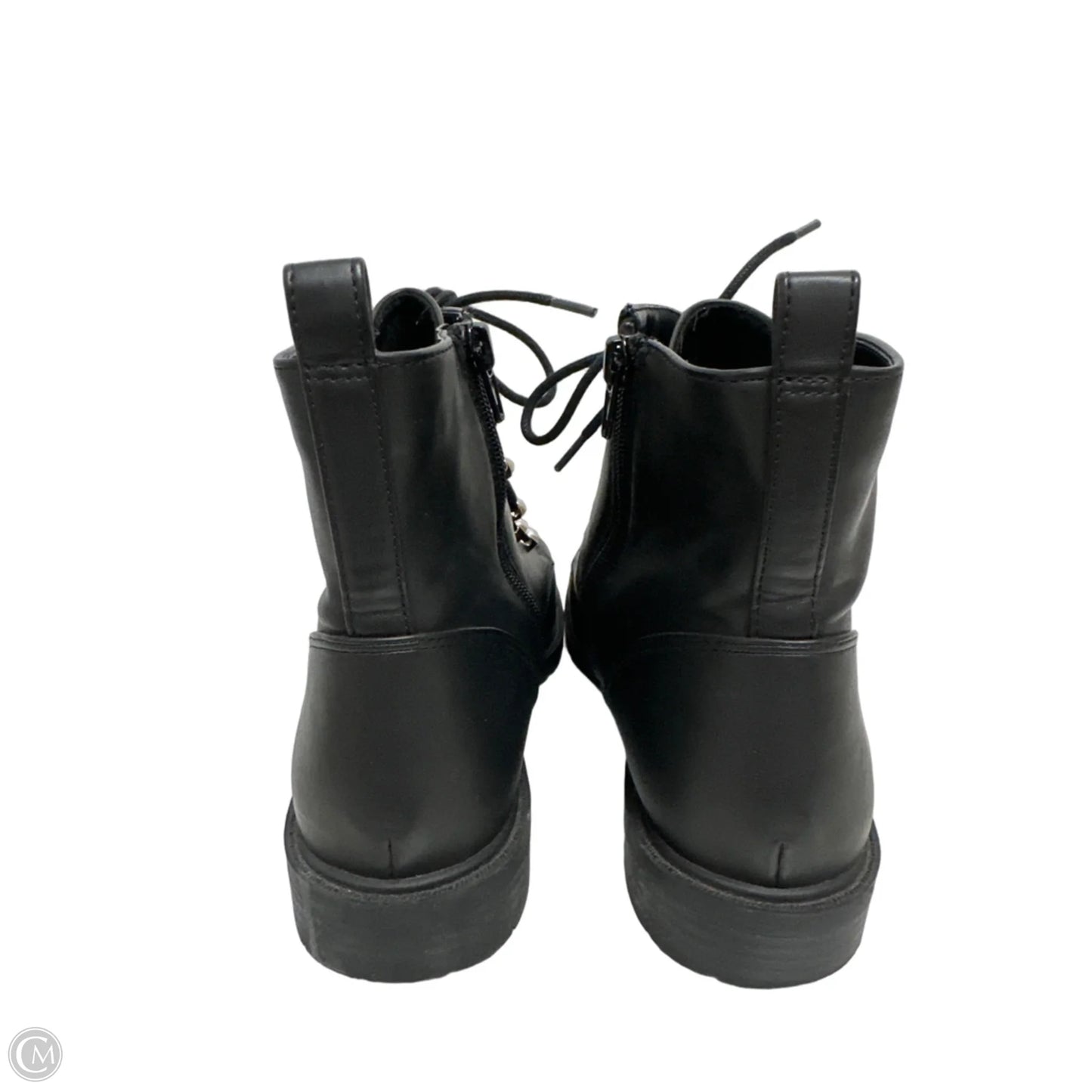 Boots Combat By Charter Club In Black, Size: 8.5