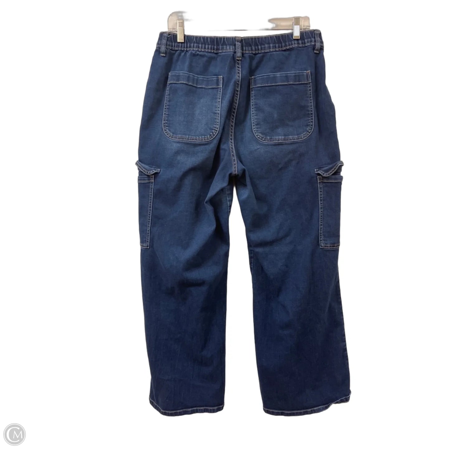 Jeans Wide Leg By Ymi In Blue Denim, Size: 12