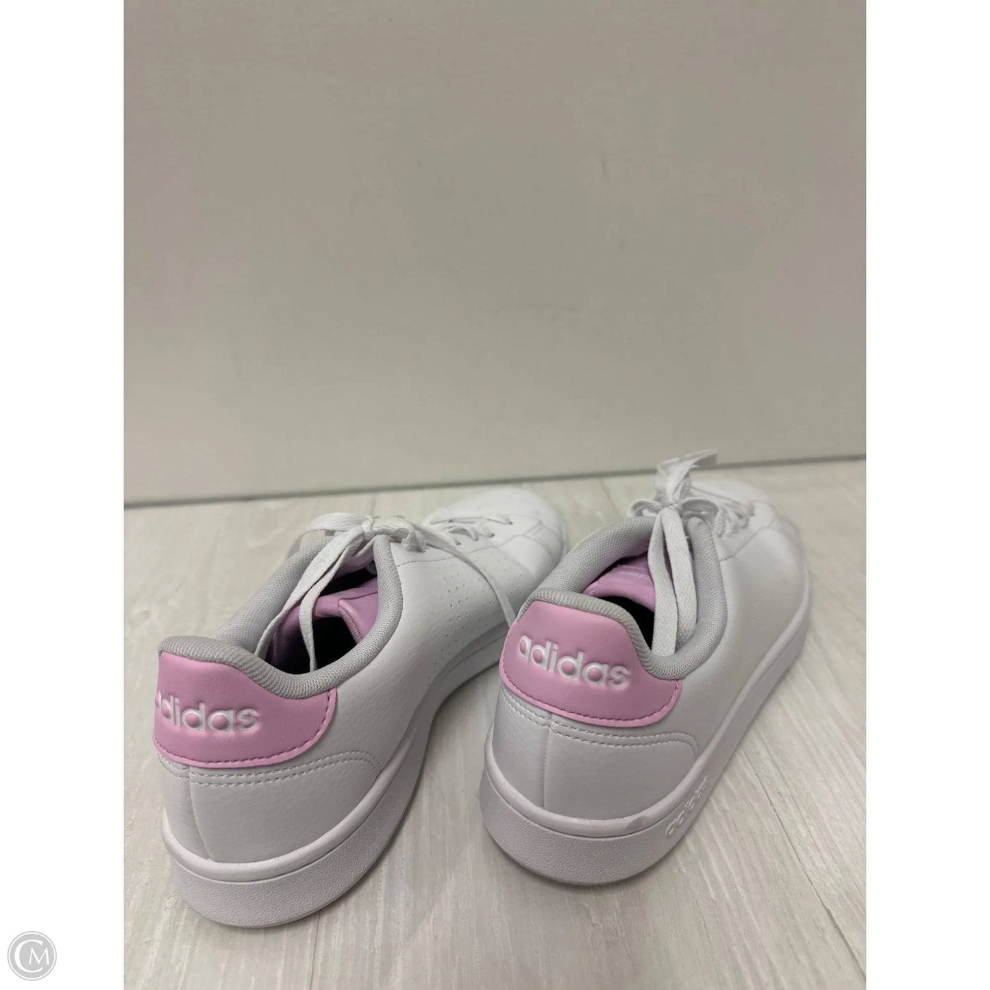 Shoes Sneakers By Adidas In Pink & White, Size: 9