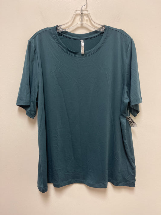Athletic Top Short Sleeve By Fabletics  Size: 2x