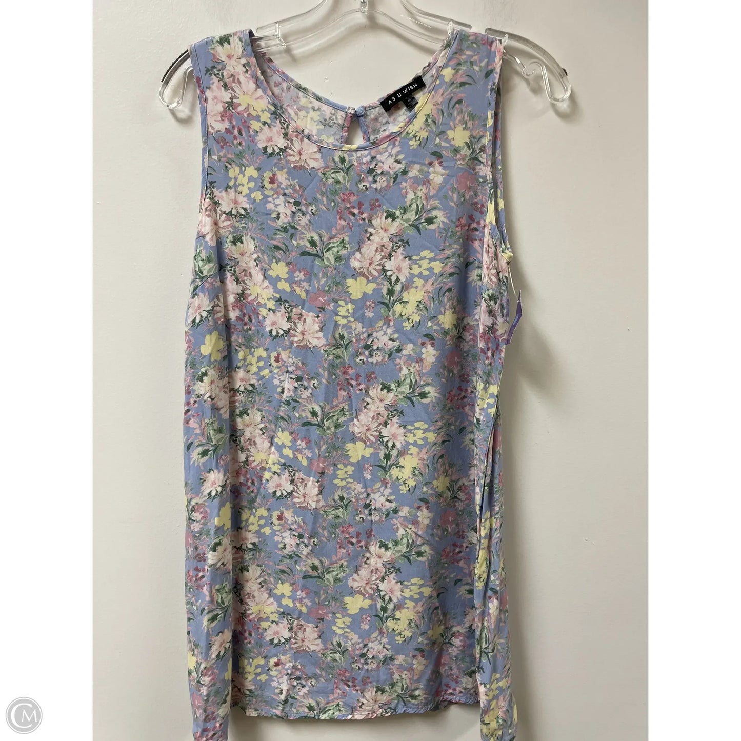 Tunic Sleeveless By As U Wish In Floral Print, Size: M