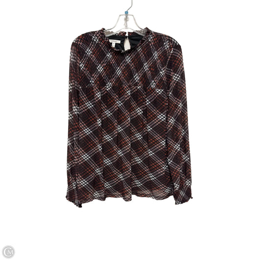 Top Long Sleeve By Maurices In Orange, Size: L