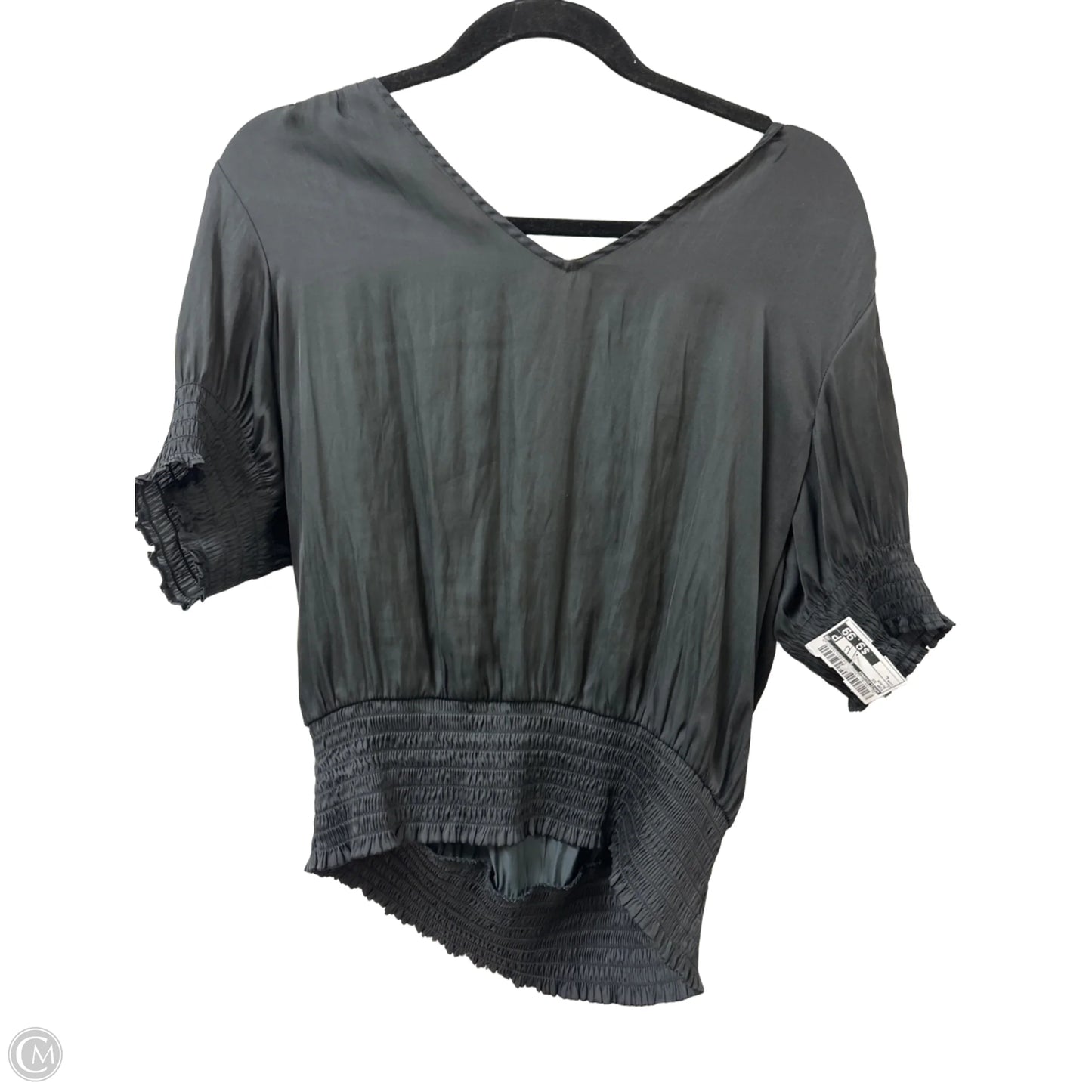 Top Short Sleeve By Philosophy In Black, Size: L