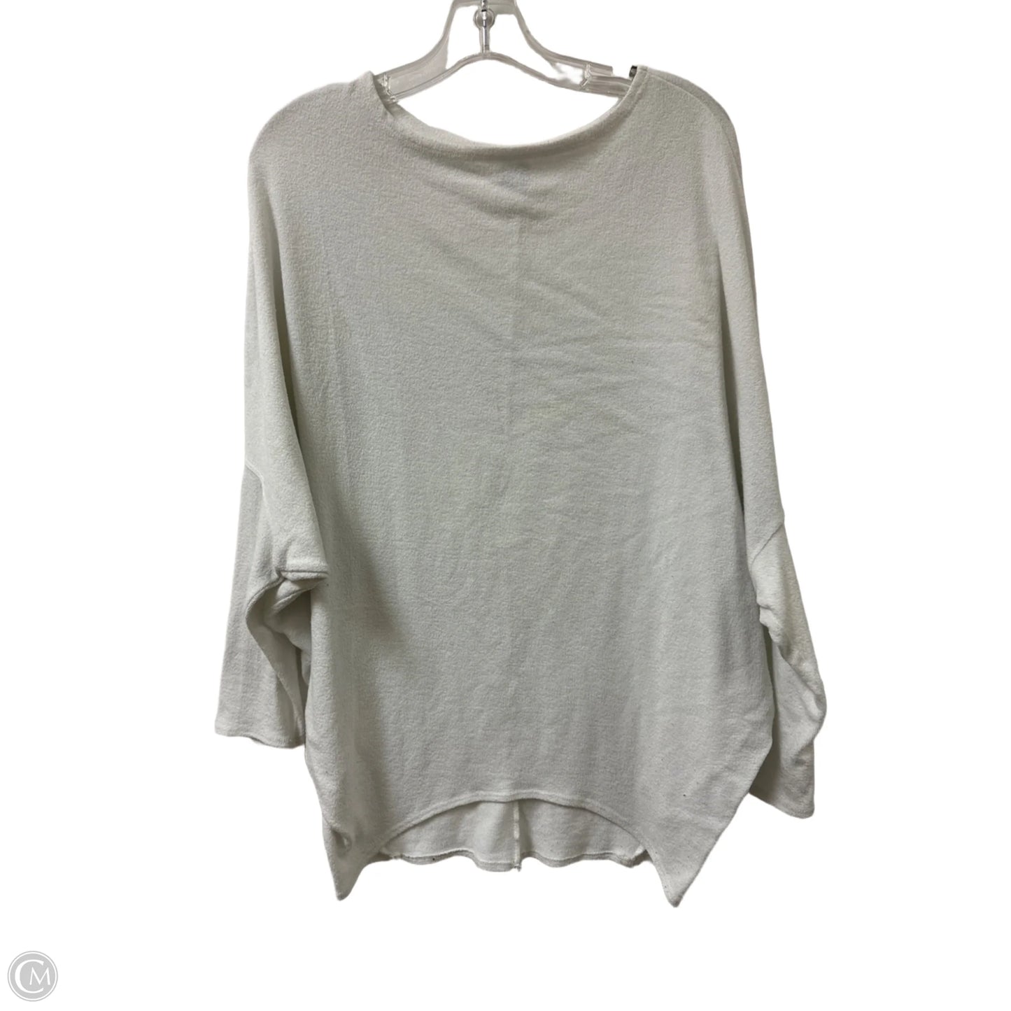 Top Long Sleeve By Blue Rain In White, Size: L