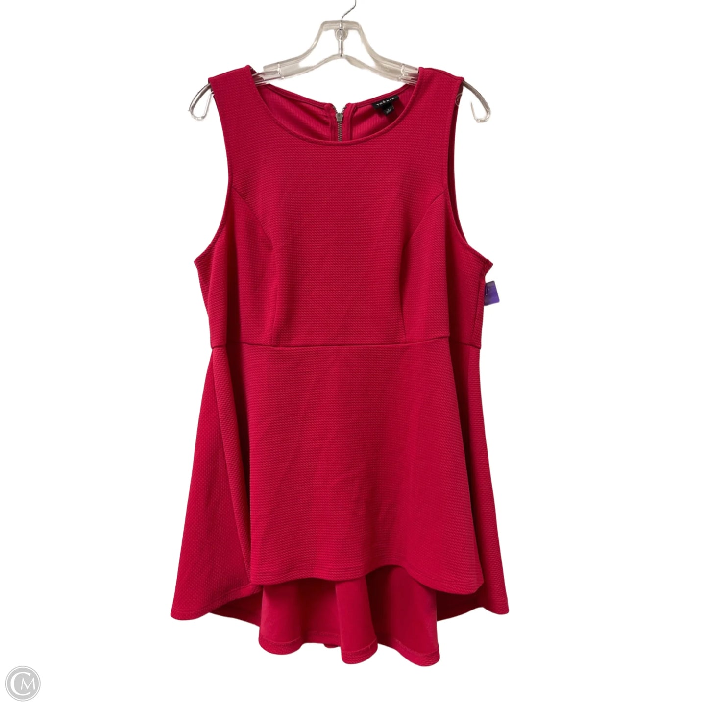 Top Sleeveless By Torrid In Pink, Size: 1x