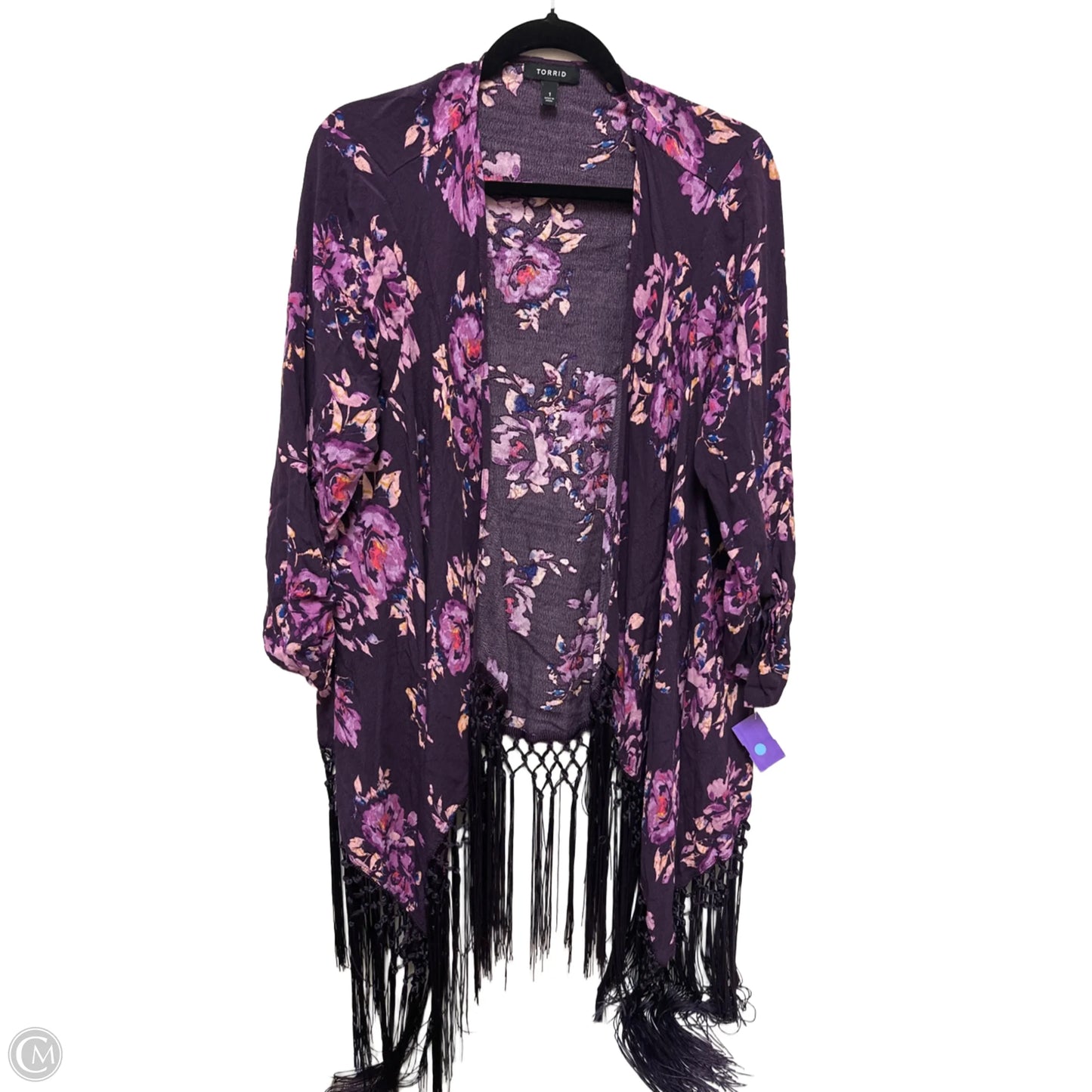 Kimono By Torrid In Purple, Size: 1x