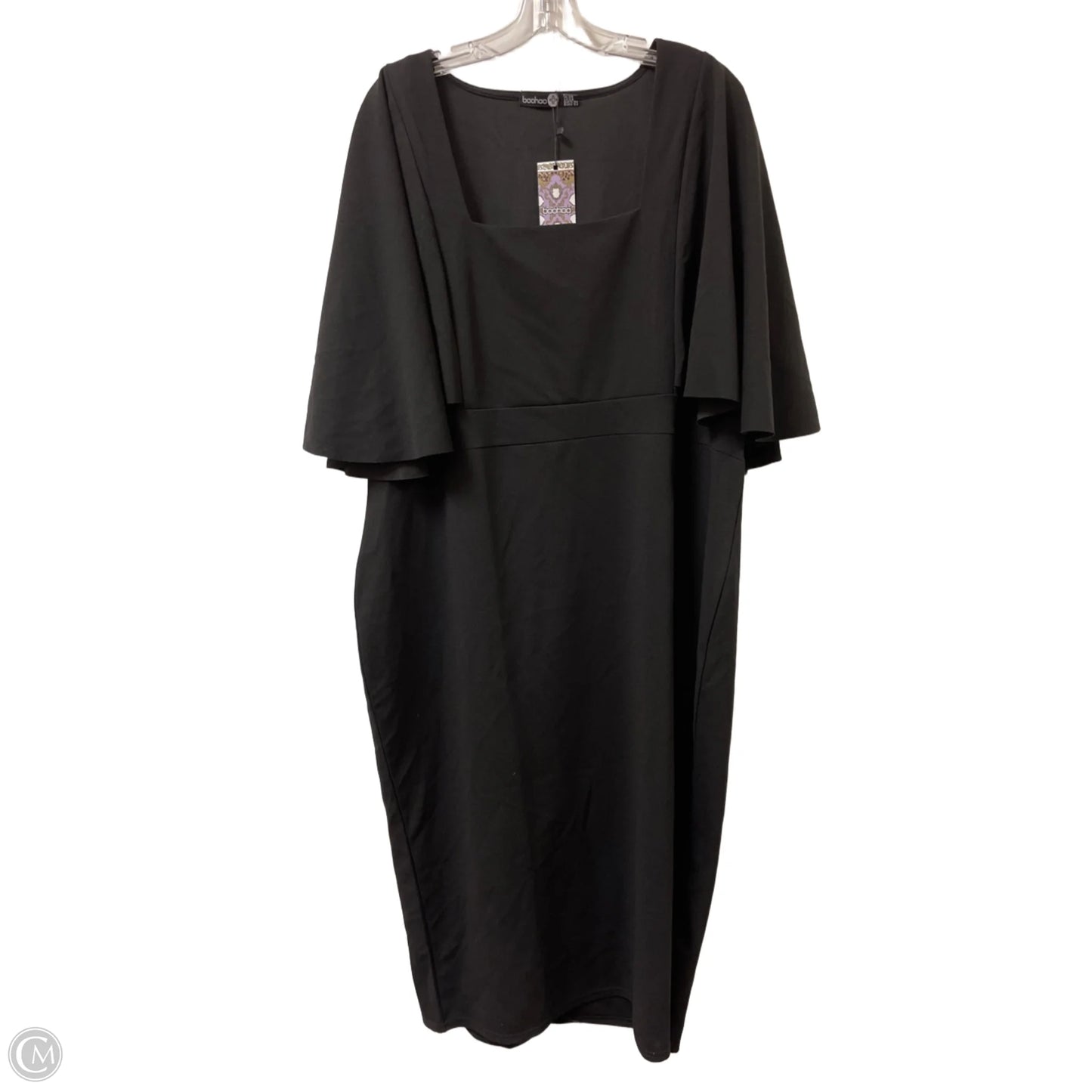 Dress Casual Maxi By Boohoo Boutique In Black, Size: 4x