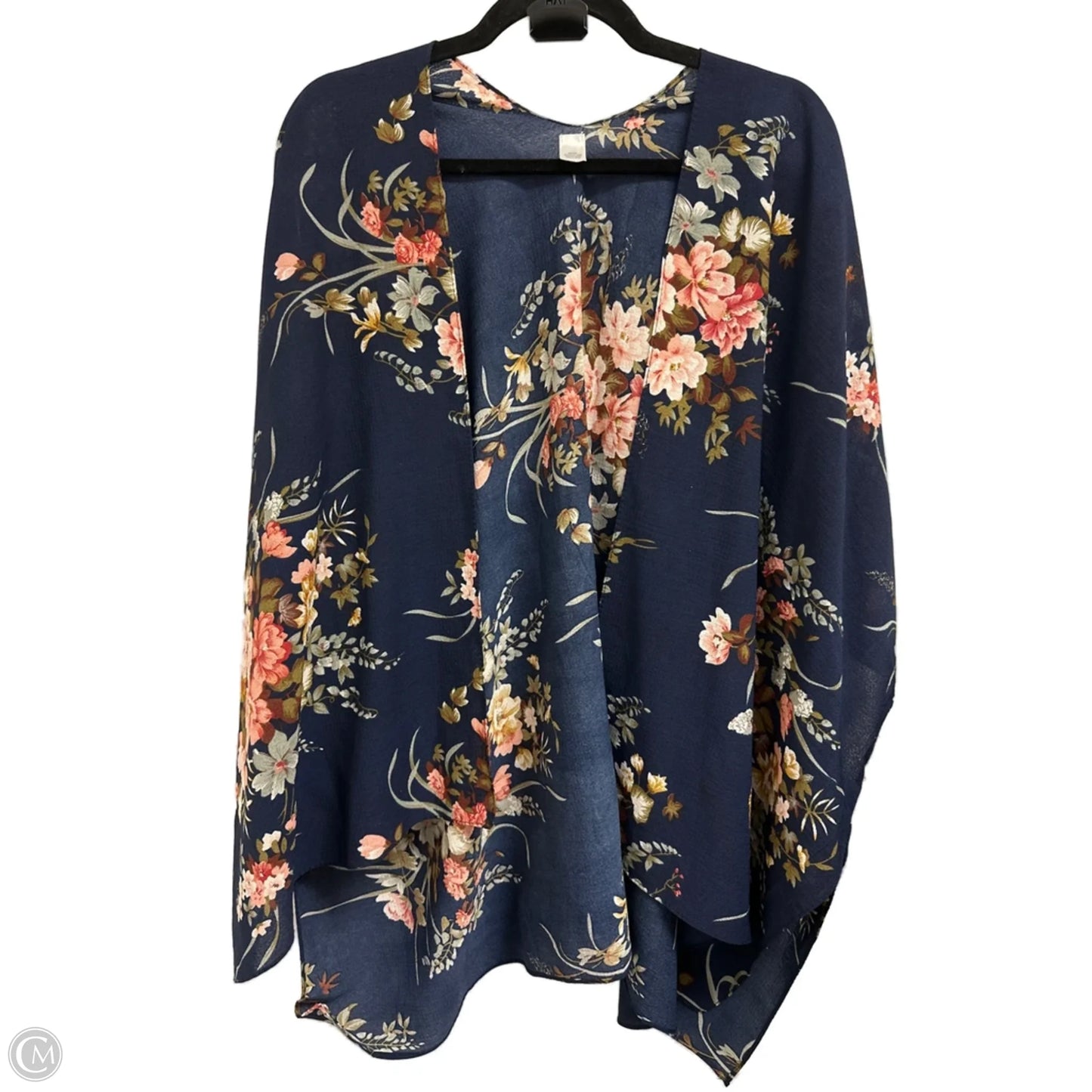 Kimono By Clothes Mentor In Navy, Size: Osfm