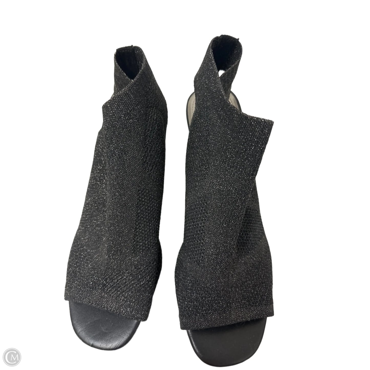 Sandals Heels Block By Dressbarn In Black, Size: 9