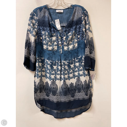 Tunic Long Sleeve By Westport In Blue, Size: Xs