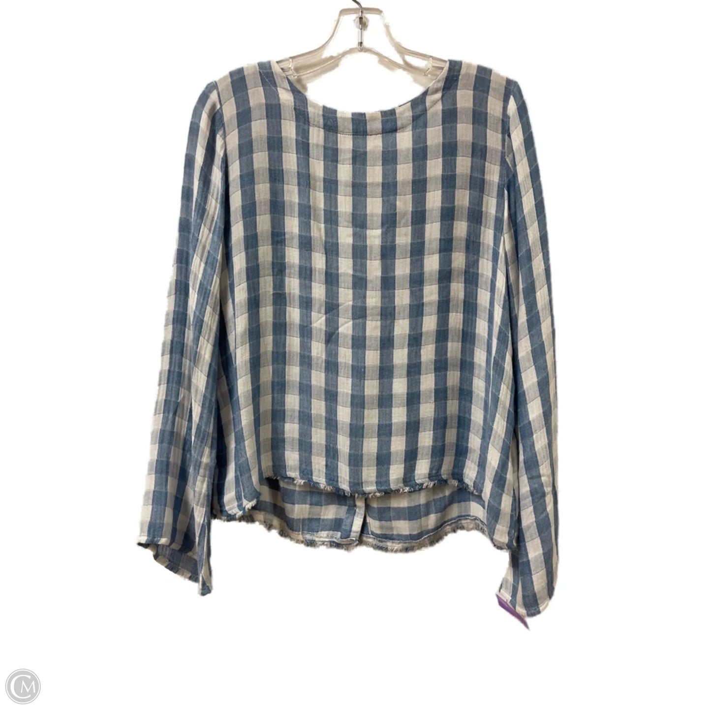 Top Long Sleeve By Cloth & Stone In Blue, Size: S