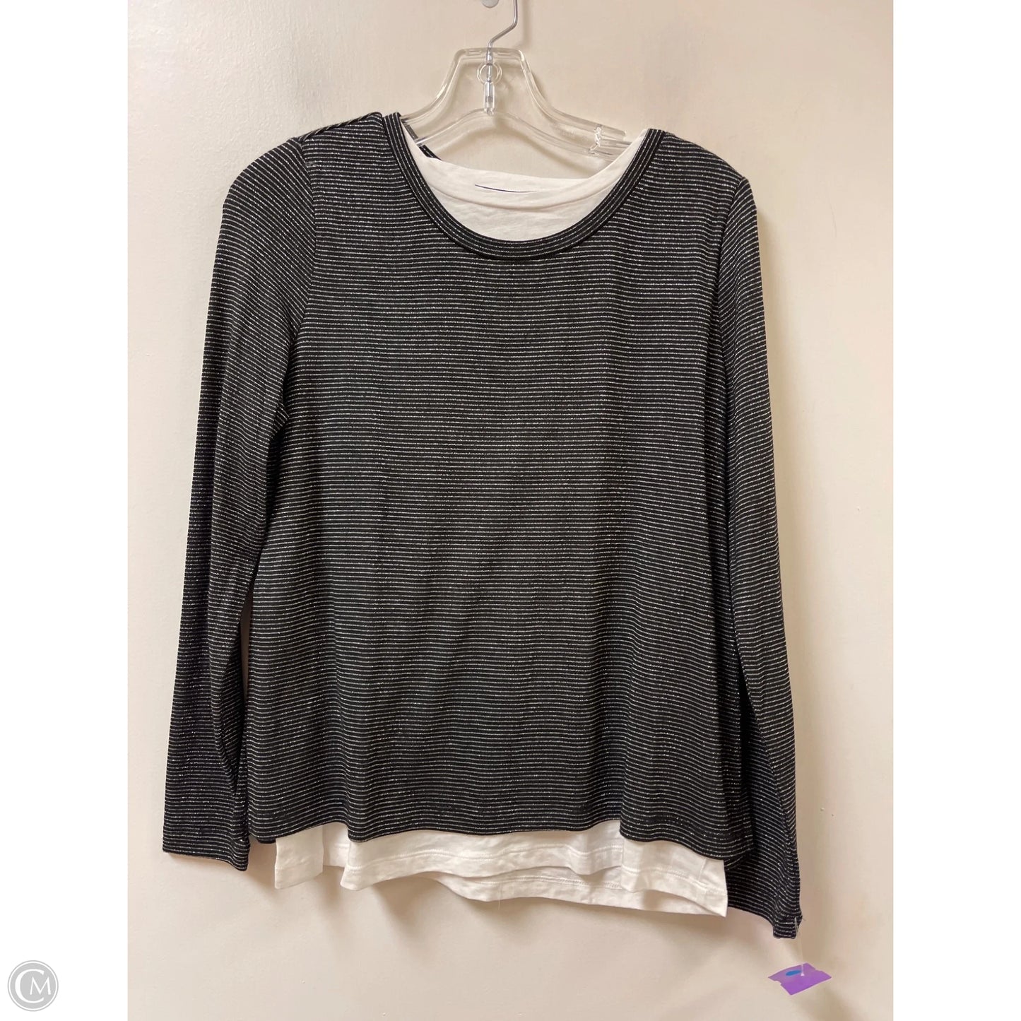 Top Long Sleeve By Elliott Lauren In Black, Size: Xs