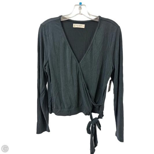 Top Long Sleeve By Lucky Brand In Grey, Size: M