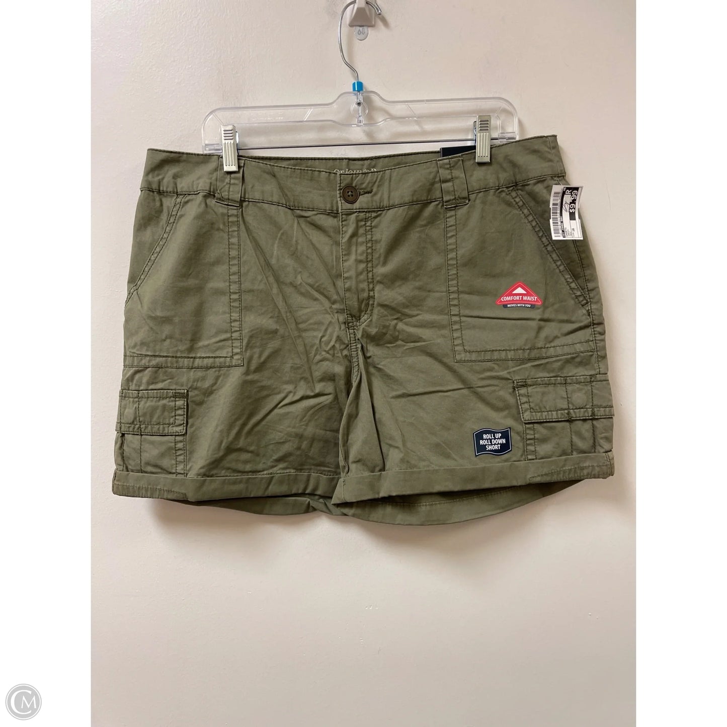 Shorts By St Johns Bay In Green, Size: 16