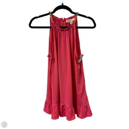 Top Sleeveless By Michael By Michael Kors In Pink, Size: L