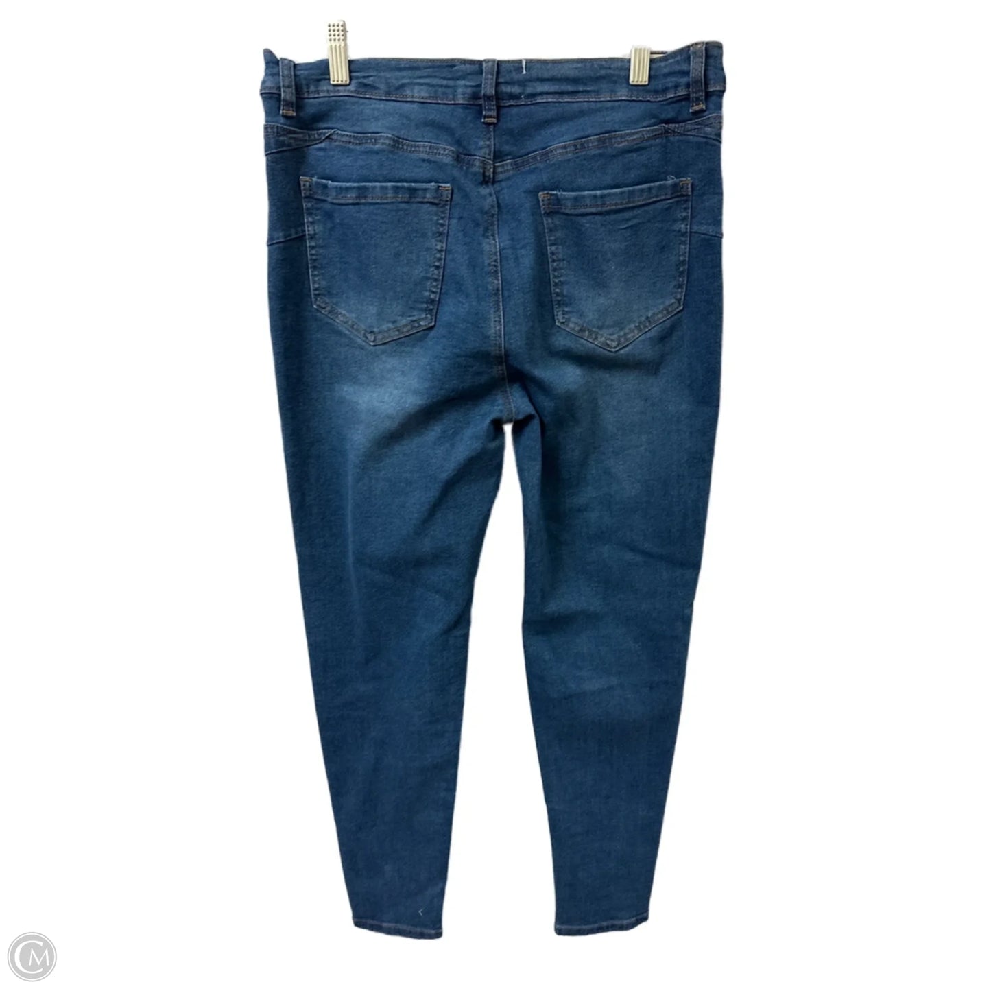 Jeans Skinny By Fashion Nova In Blue Denim, Size: 14