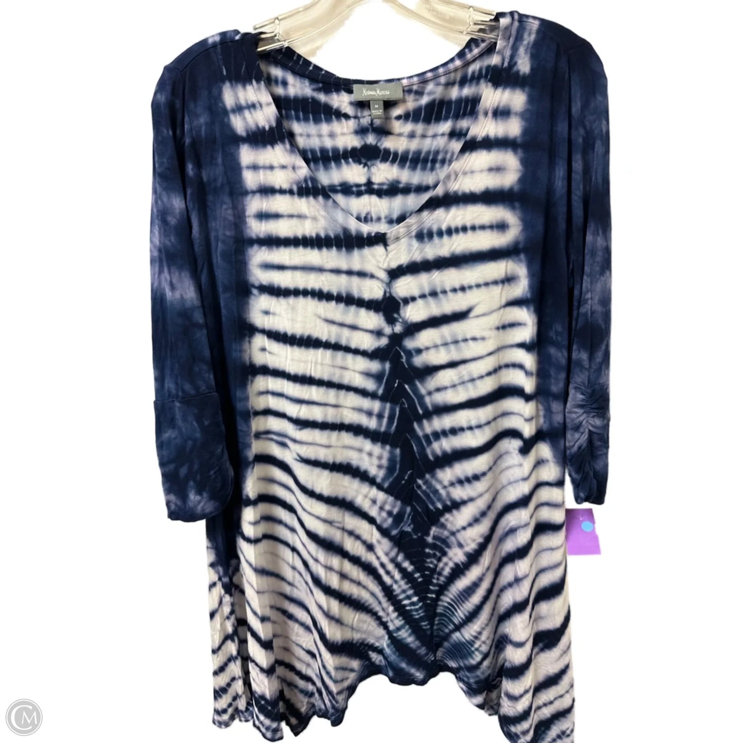 Tunic Designer By Neiman Marcus In Navy, Size: M
