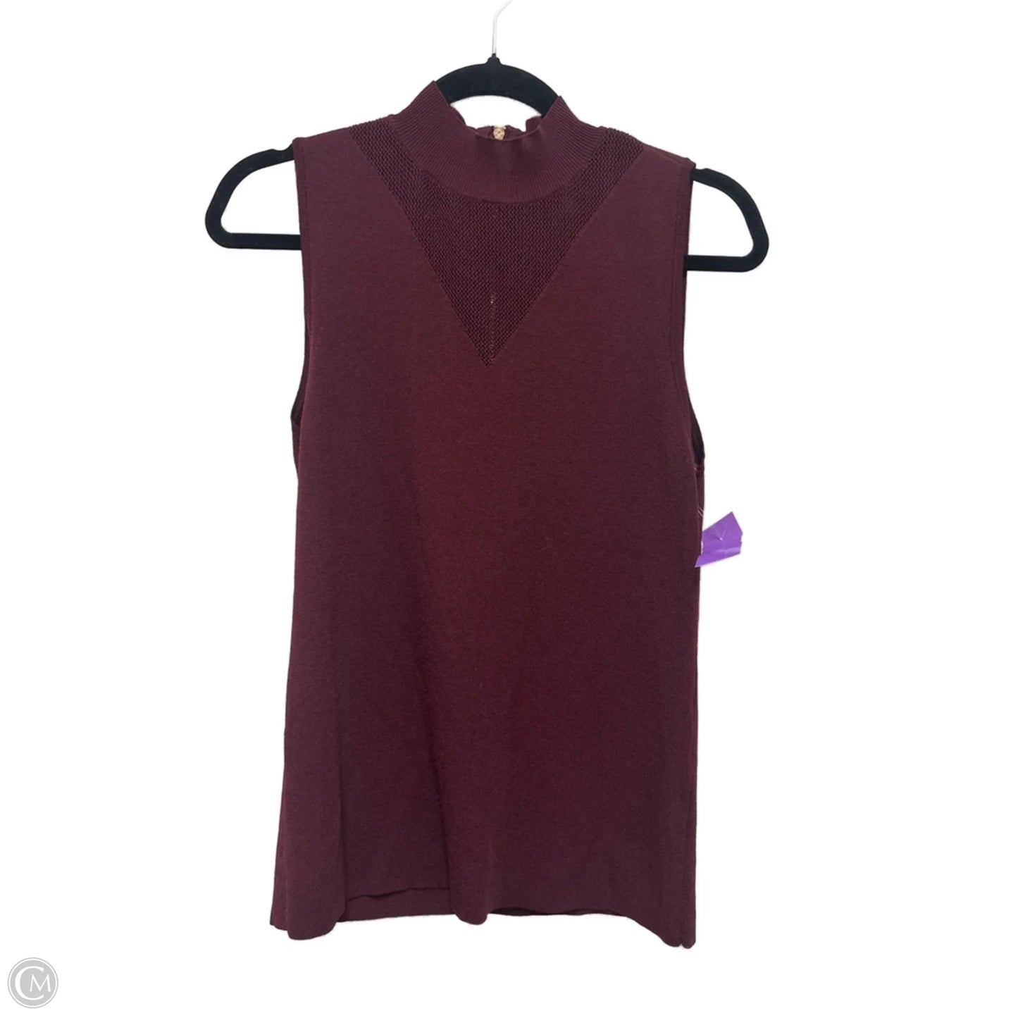 Top Sleeveless By White House Black Market In Purple, Size: L