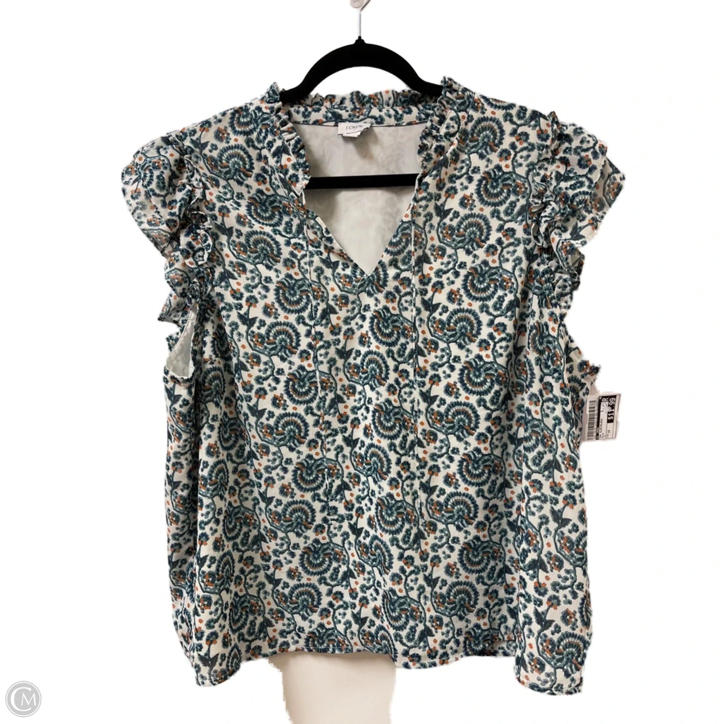 Top Sleeveless By J. Crew In Blue, Size: 1x