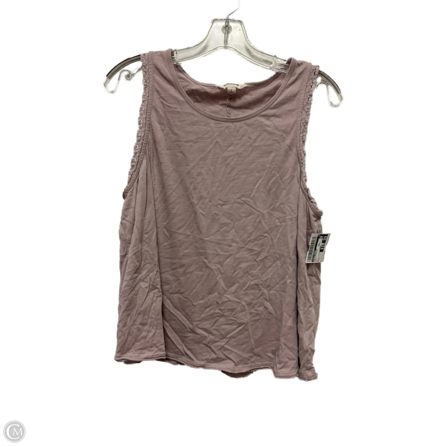 Top Sleeveless By Lucky Brand In Pink, Size: L
